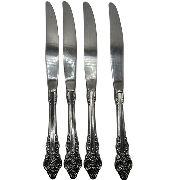 Modern Hollow Knife Cherbourg (Stainless, Community) by ONEIDA SILVER - Set of 4 - Picture 3 of 4